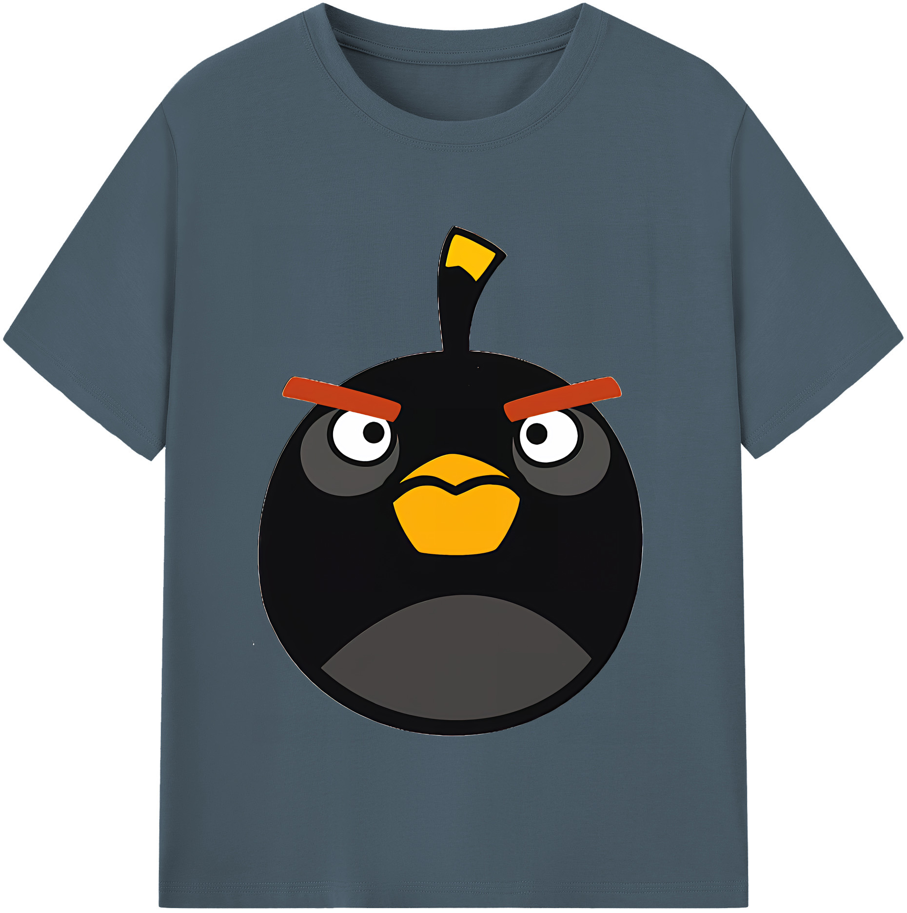 （画像用） Angry Birds アングリーバード 綿100％半袖Tシャツ（フロントプリント）